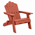 Adirondack-Gartenstuhl 83 x 80 x 95 cm aus Holz in Terrakotta mit breiten Armlehnen